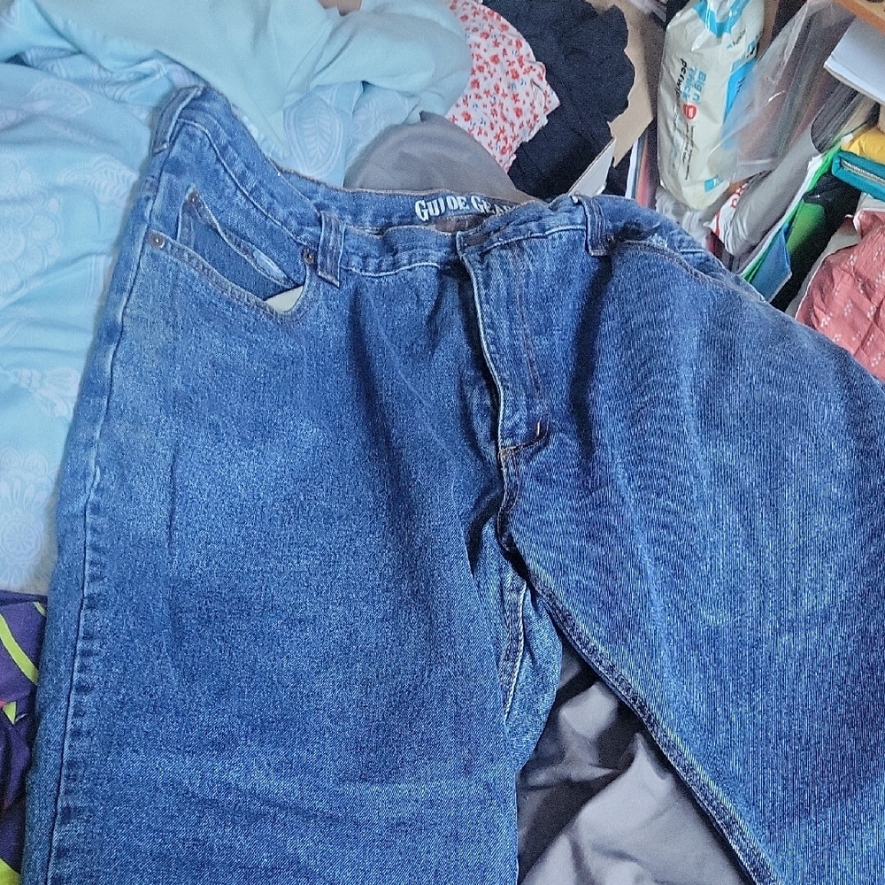Guide Gear Men's Relaxed Fit Blue Jeans